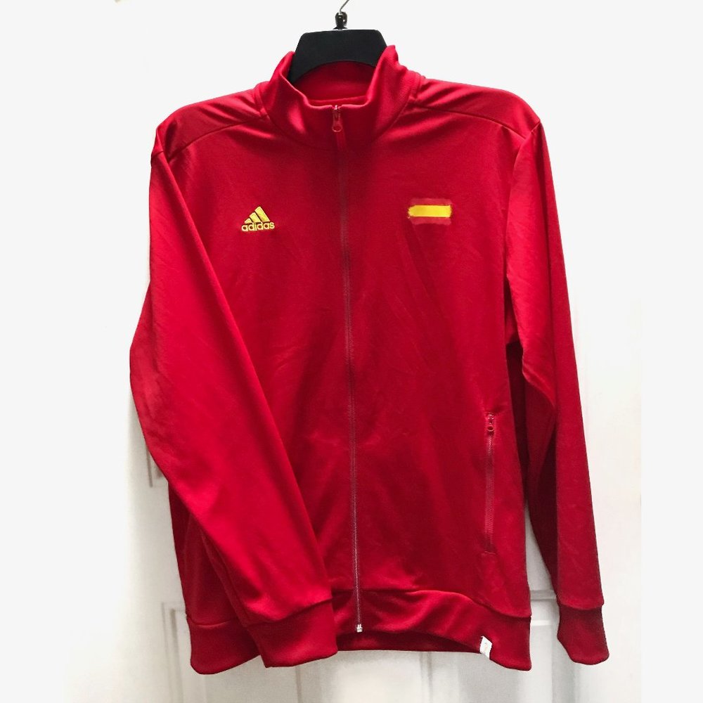 Spain World Cup 2014 Adidas red jacket Large